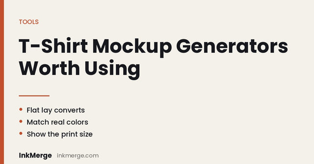 Best T-Shirt Mockup Generators in 2026: 15 Free and Paid Tools to Showcase Your Designs - InkMerge
