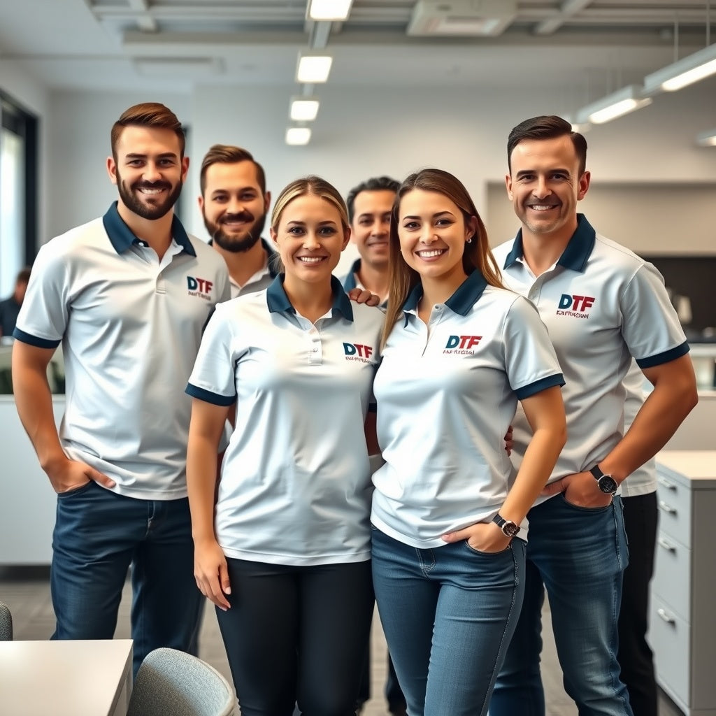 How Small Businesses Create Branded Employee Uniforms With DTF