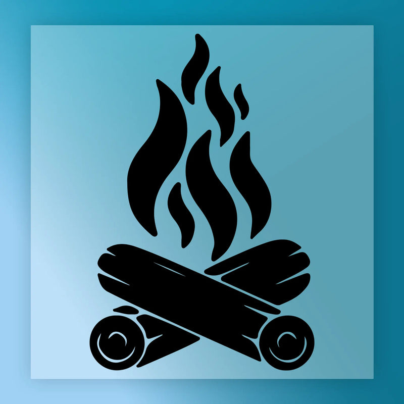 Campfire Adventure Design - Ready to Press - InkMerge DTF Transfer