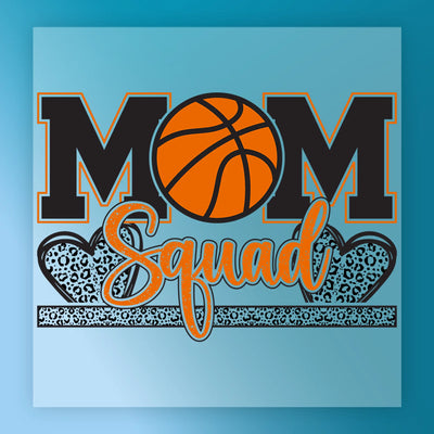MOM Squad Basketball Design - Ready to Press - InkMerge DTF Transfer