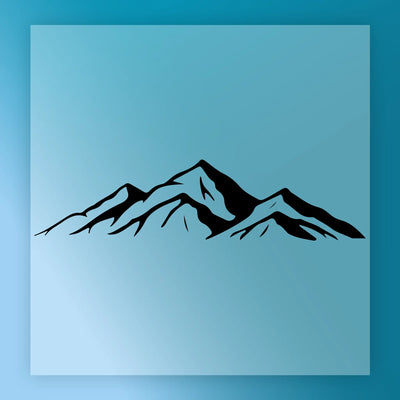 Minimalist Mountain Range Adventure - Ready to Press - InkMerge DTF Transfer
