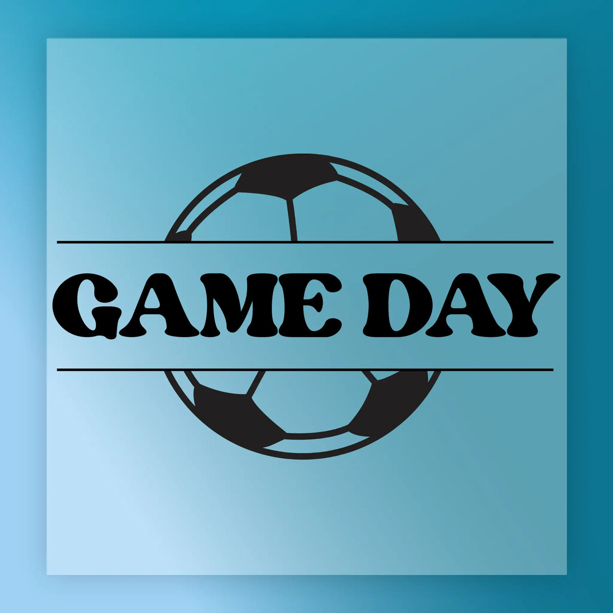 Game Day Soccer Custom Design DTF Transfer - InkMerge Heat Press Design