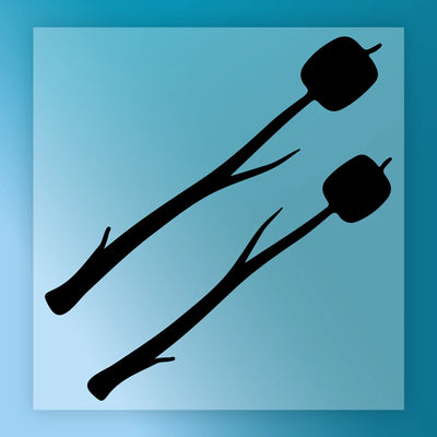 Campfire Marshmallow Nostalgia - Heat Press Ready - InkMerge DTF Transfer