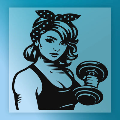 Strong Woman Empowerment Design - Ready to Press - InkMerge DTF Transfer