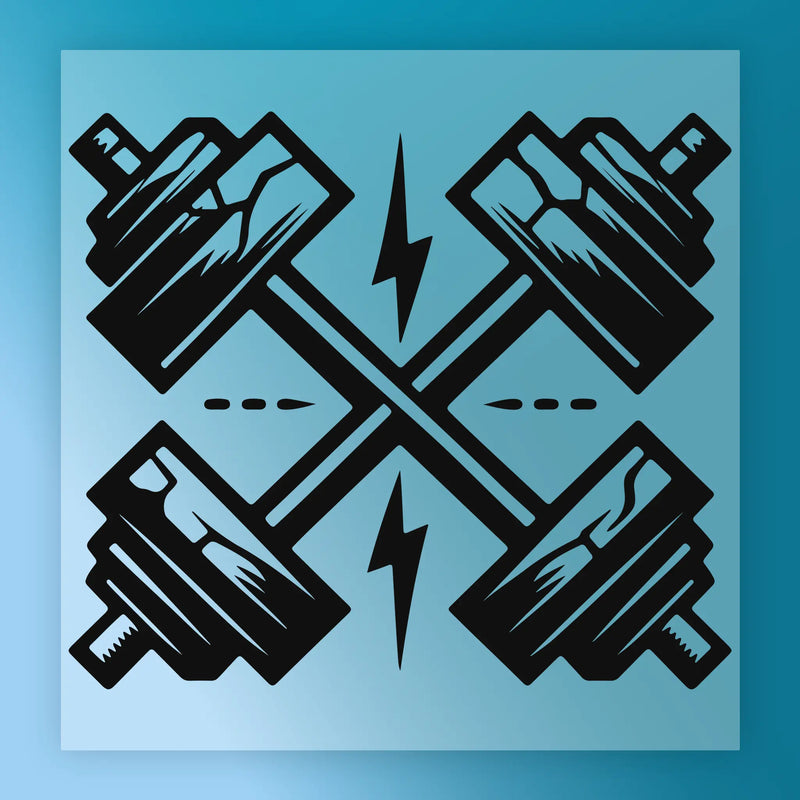 Cross Dumbbells Custom Shirt - Heat Press Ready - InkMerge DTF Transfer