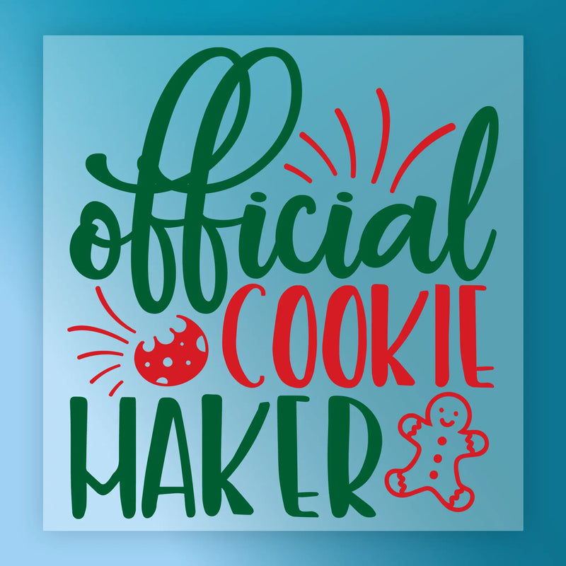 Cookie Maker Festive Design - Ready to Press - InkMerge DTF Transfer