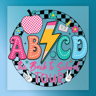 Back to School TOUR Design - Ready to Press - InkMerge DTF Transfer