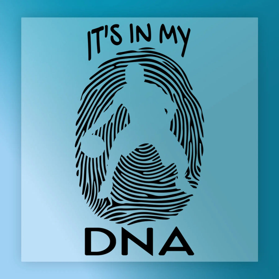 Basketball DNA Silhouette DTF Transfer - InkMerge Heat Press Design