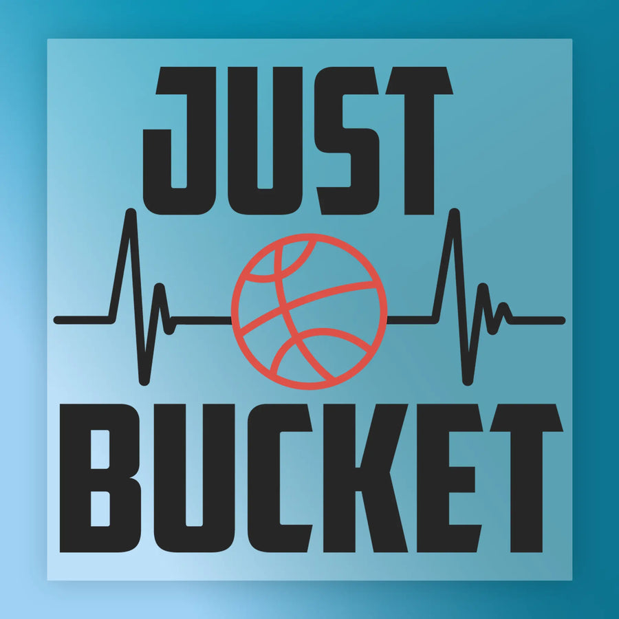 Just BucketBall Custom Shirt DTF Transfer - InkMerge Heat Press Design