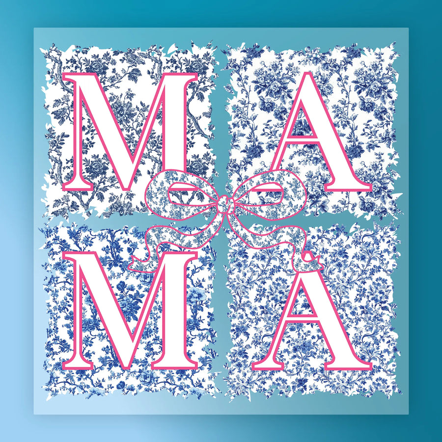 MAMA Floral Vintage Design - Ready to Press - InkMerge DTF Transfer for Mother's Day DTF Transfer - InkMerge Heat Press De...
