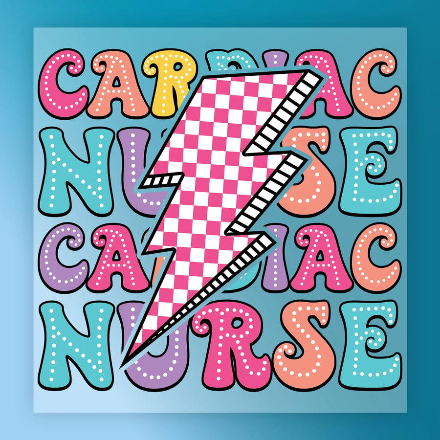 Cardiac Nurse Empowerment Design DTF Transfer - InkMerge Heat Press Design