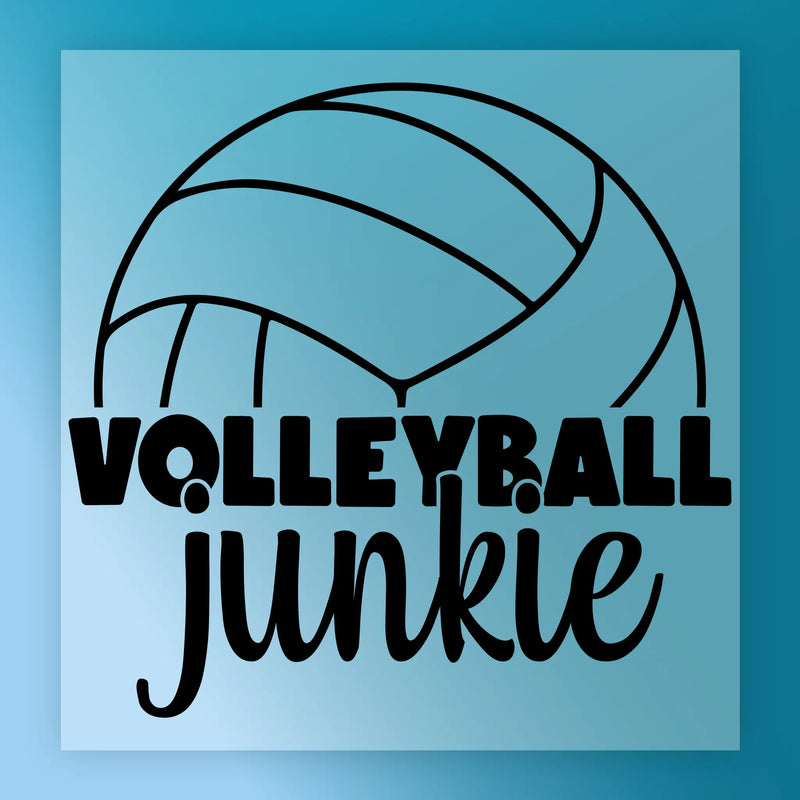 Volleyball Junkie Enthusiast Design - Ready to Press - InkMerge DTF Transfer