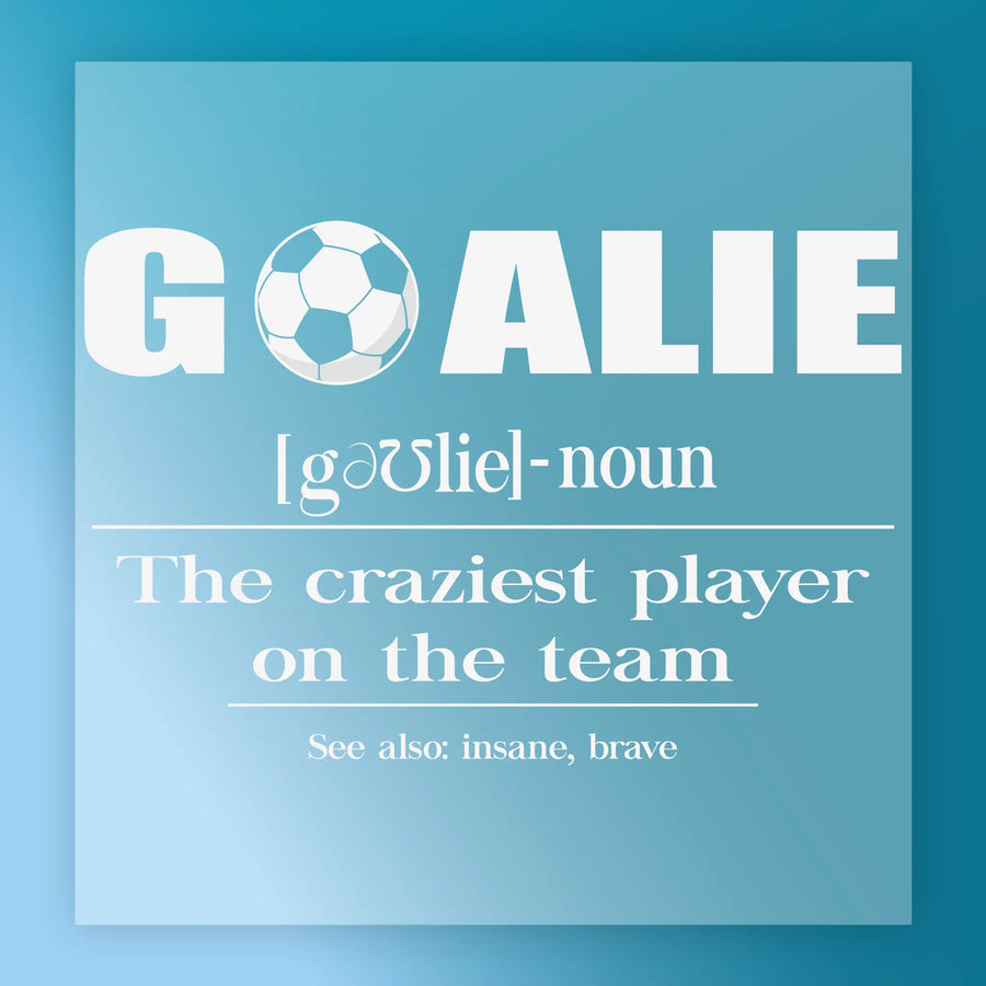 GOALIE Soccer Ball DTF Transfer - InkMerge Heat Press Design