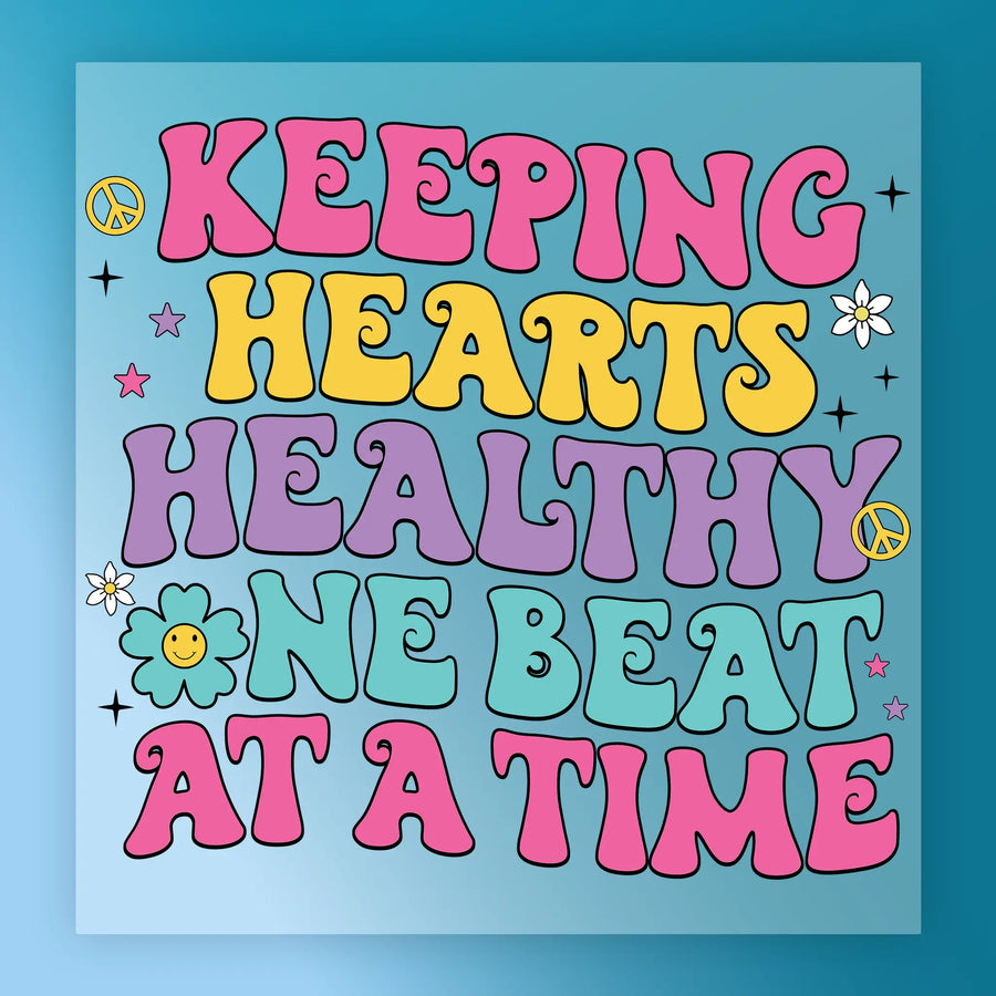Keeping Hearts Healthy DTF Transfer - InkMerge Heat Press Design