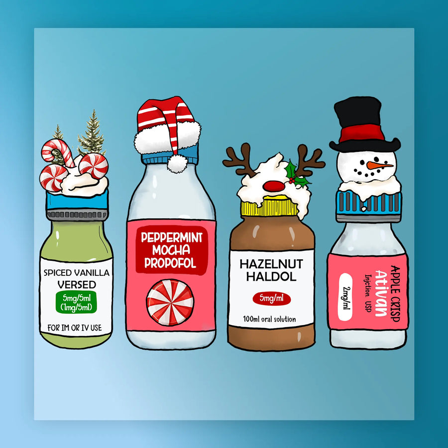 Holiday Medical Humor Design DTF Transfer - InkMerge Heat Press Design