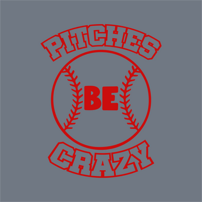 Pitches Be T Baseball DTF Transfer