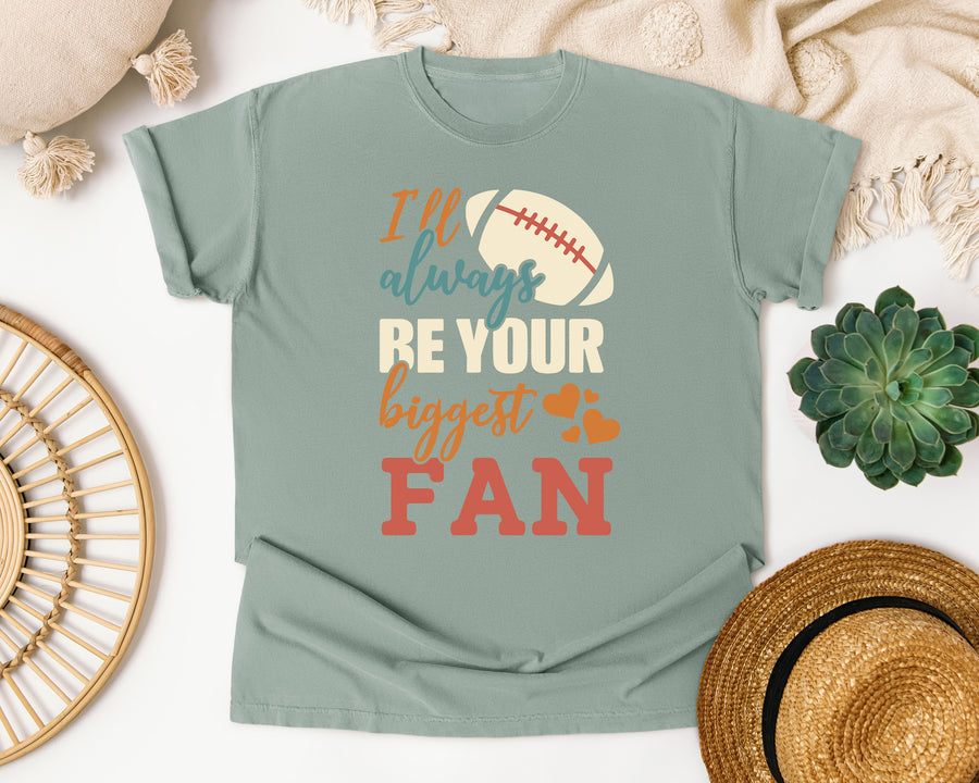 Ill Always Be Your Biggest Fan Retro graphic tee in Bay