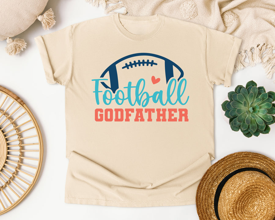 Football Godfather graphic tee in Ivory