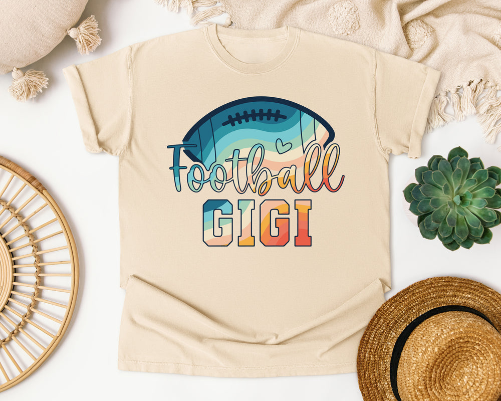 Football Gigi graphic tee in Ivory