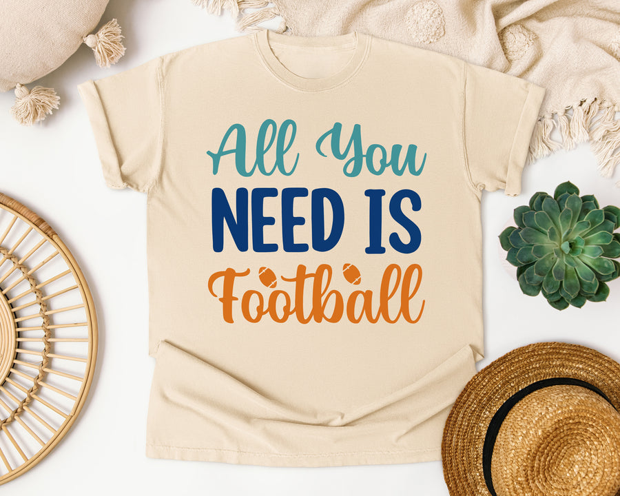 All You Need Is Football graphic tee in Ivory