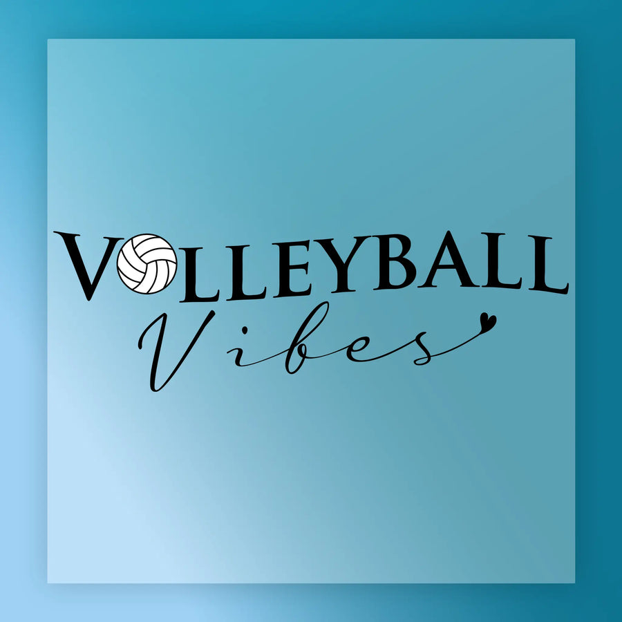 a logo for a company called "Volleyball Vibes".