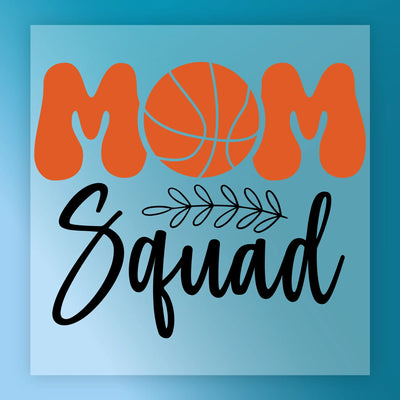 MOM Squad Basketball Design - Ready to Press - InkMerge DTF Transfer