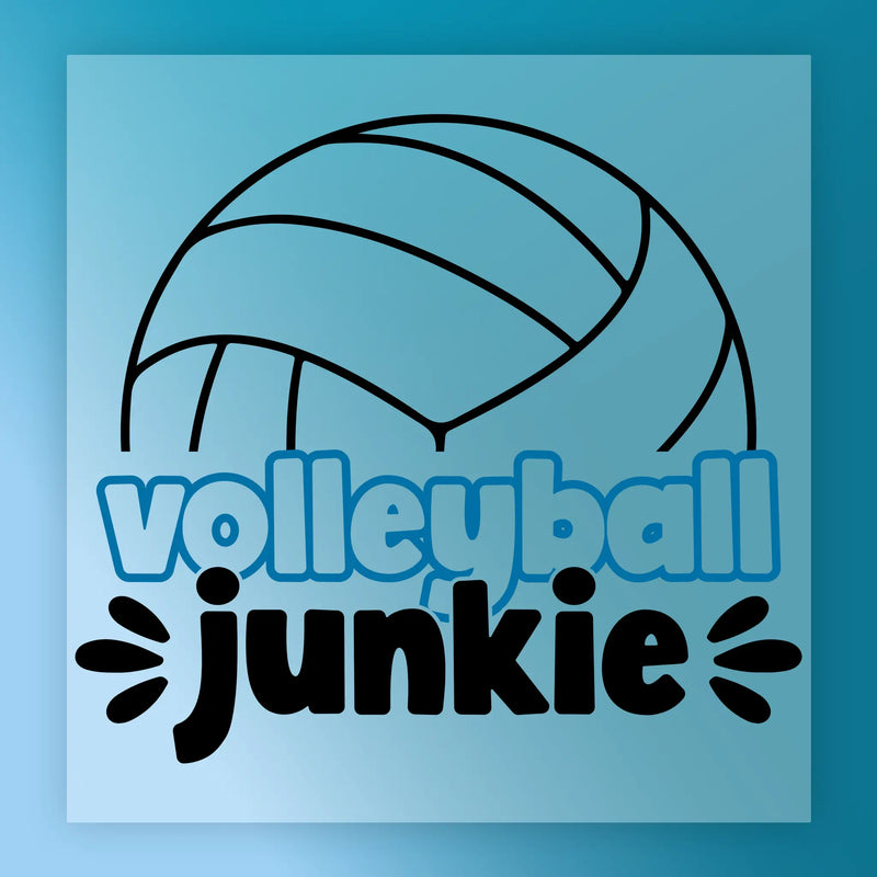 Volleyball Junkie Design - Ready to Press - InkMerge DTF Transfer