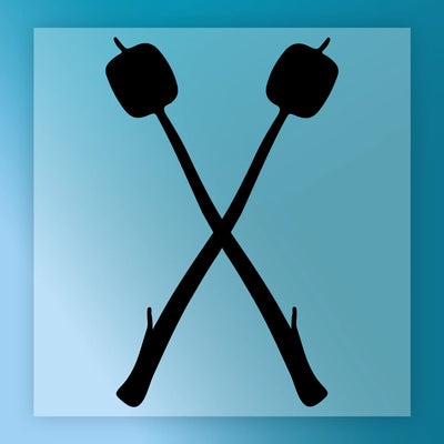 Campfire Nostalgia Marshmallow Design - Heat Press Ready - InkMerge DTF Transfer