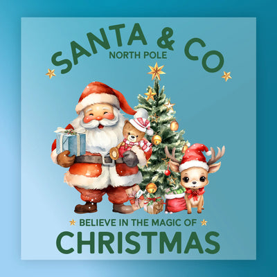 Santa & Co North Pole Christmas Magic - Ready to Press - InkMerge DTF Transfer