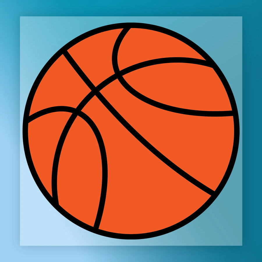 Basketball Passion Design - Ready to Press - InkMerge DTF Transfer for Sports Enthusiasts DTF Transfer - InkMerge Heat Pre...