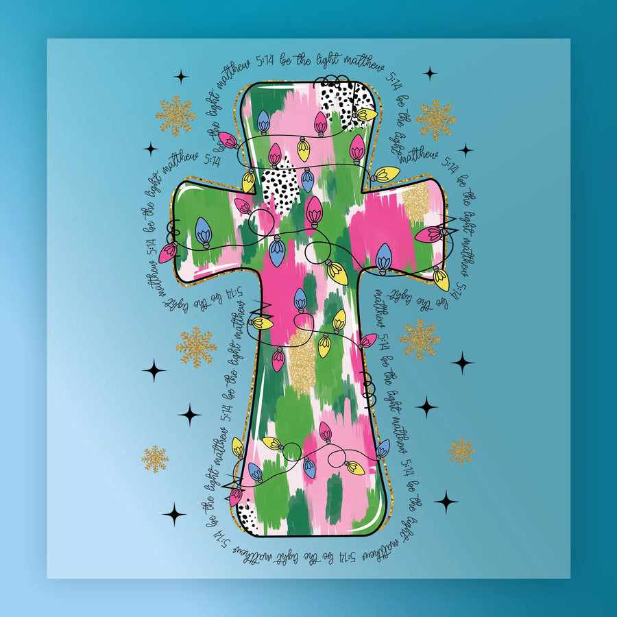 Be the Light Matthew 5:14 DTF Transfer - InkMerge Heat Press Design