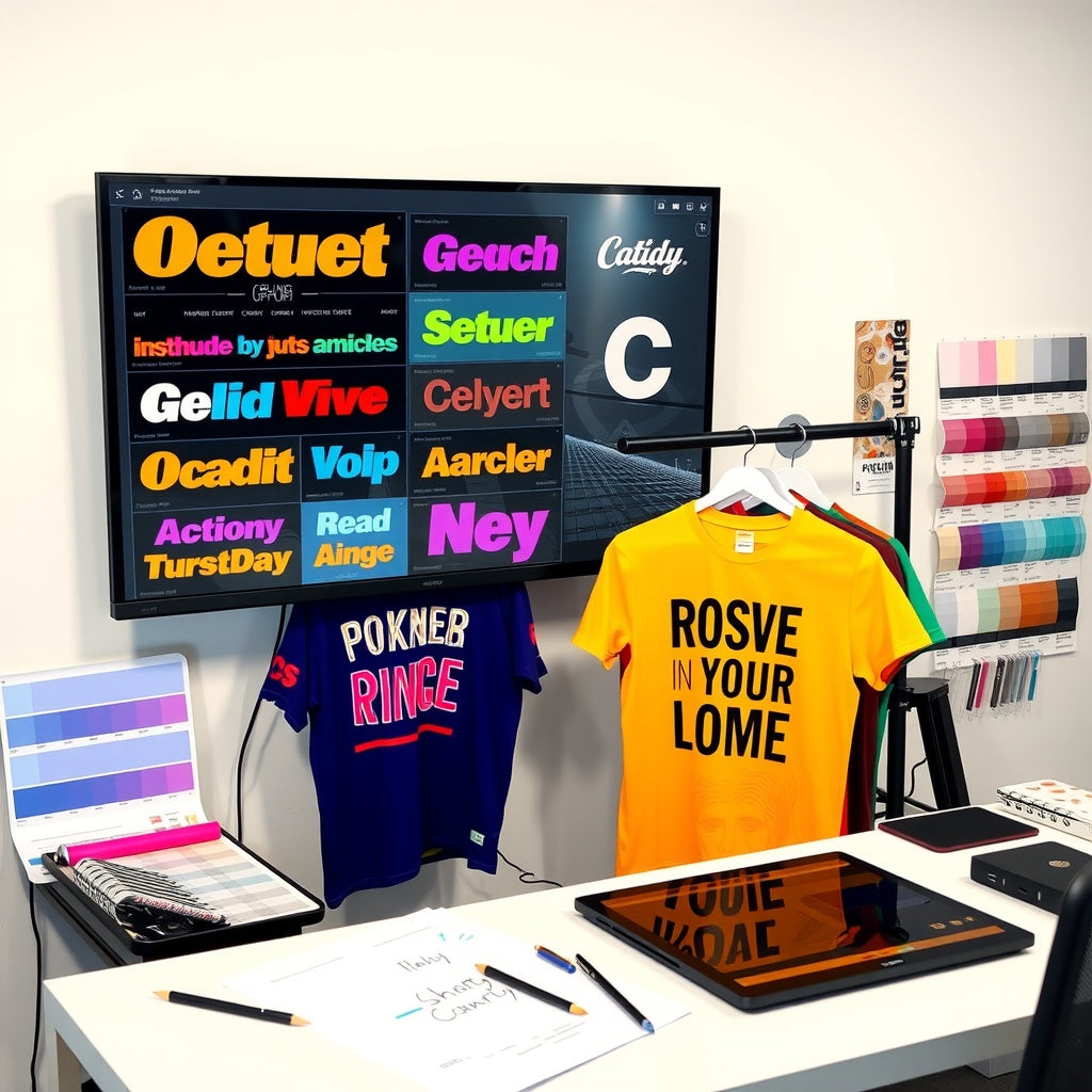 Best Fonts for T-Shirt Design in 2026: Complete Typography Guide for Custom Apparel
