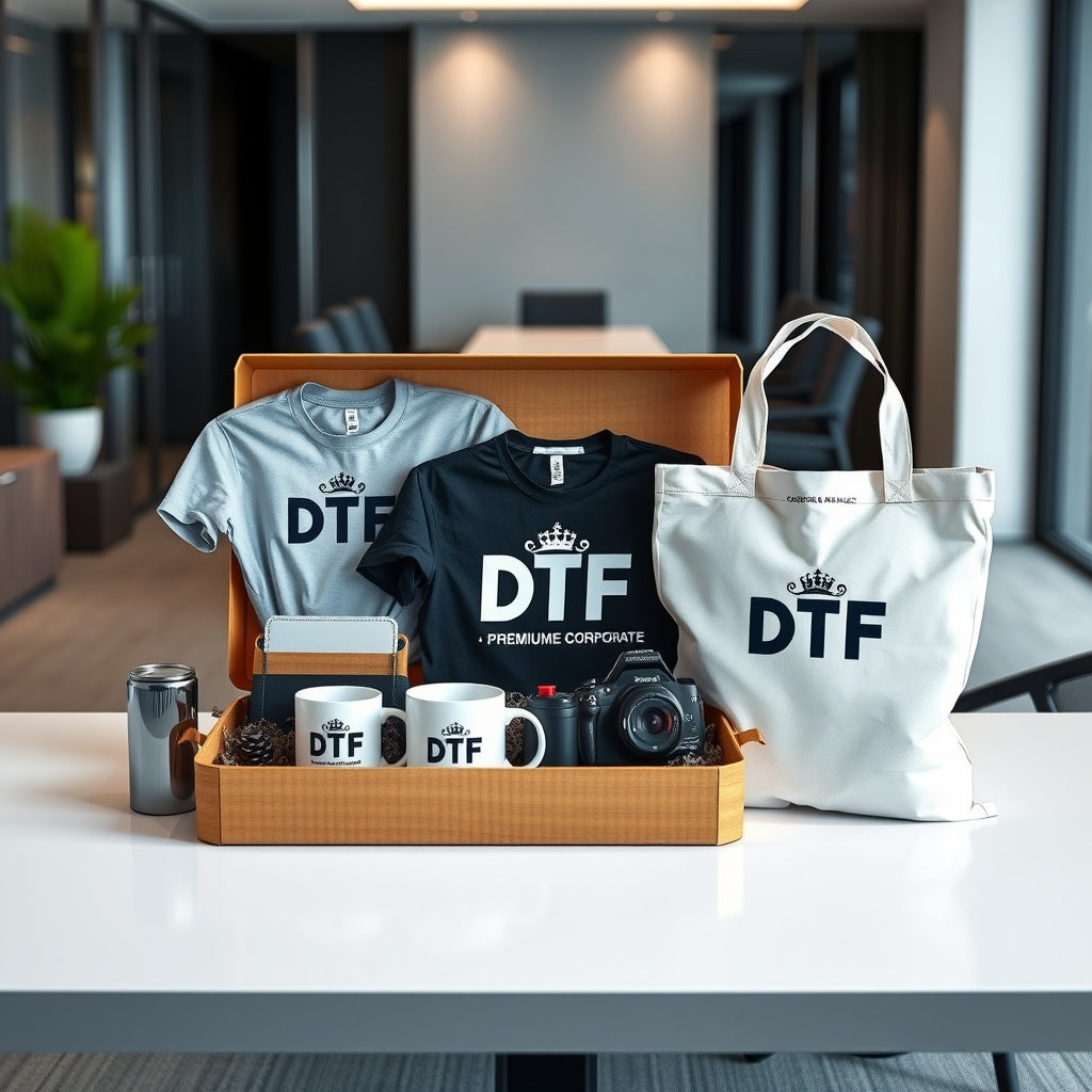 Custom Corporate Gifts and Swag Made Easy With DTF