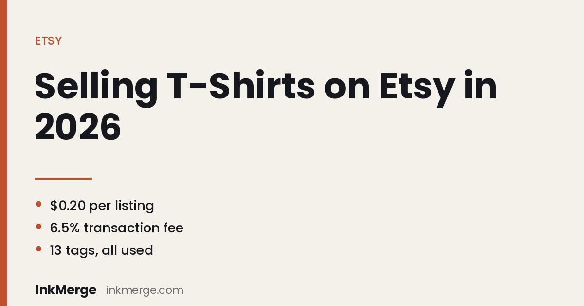 How to Sell T-Shirts on Etsy in 2026: Complete Step-by-Step Guide - InkMerge