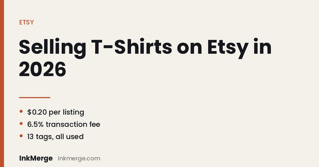 How to Sell T-Shirts on Etsy in 2026: Complete Step-by-Step Guide - InkMerge