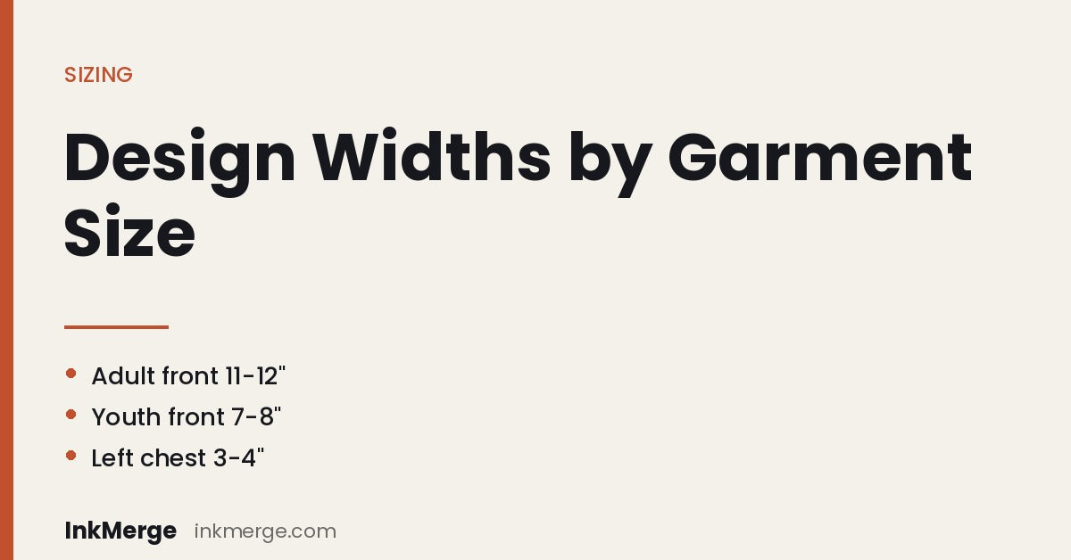 How to Size DTF Designs for Different Garment Sizes - InkMerge