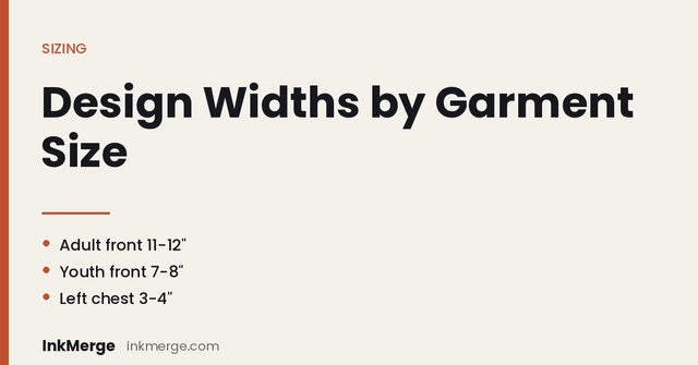 How to Size DTF Designs for Different Garment Sizes - InkMerge