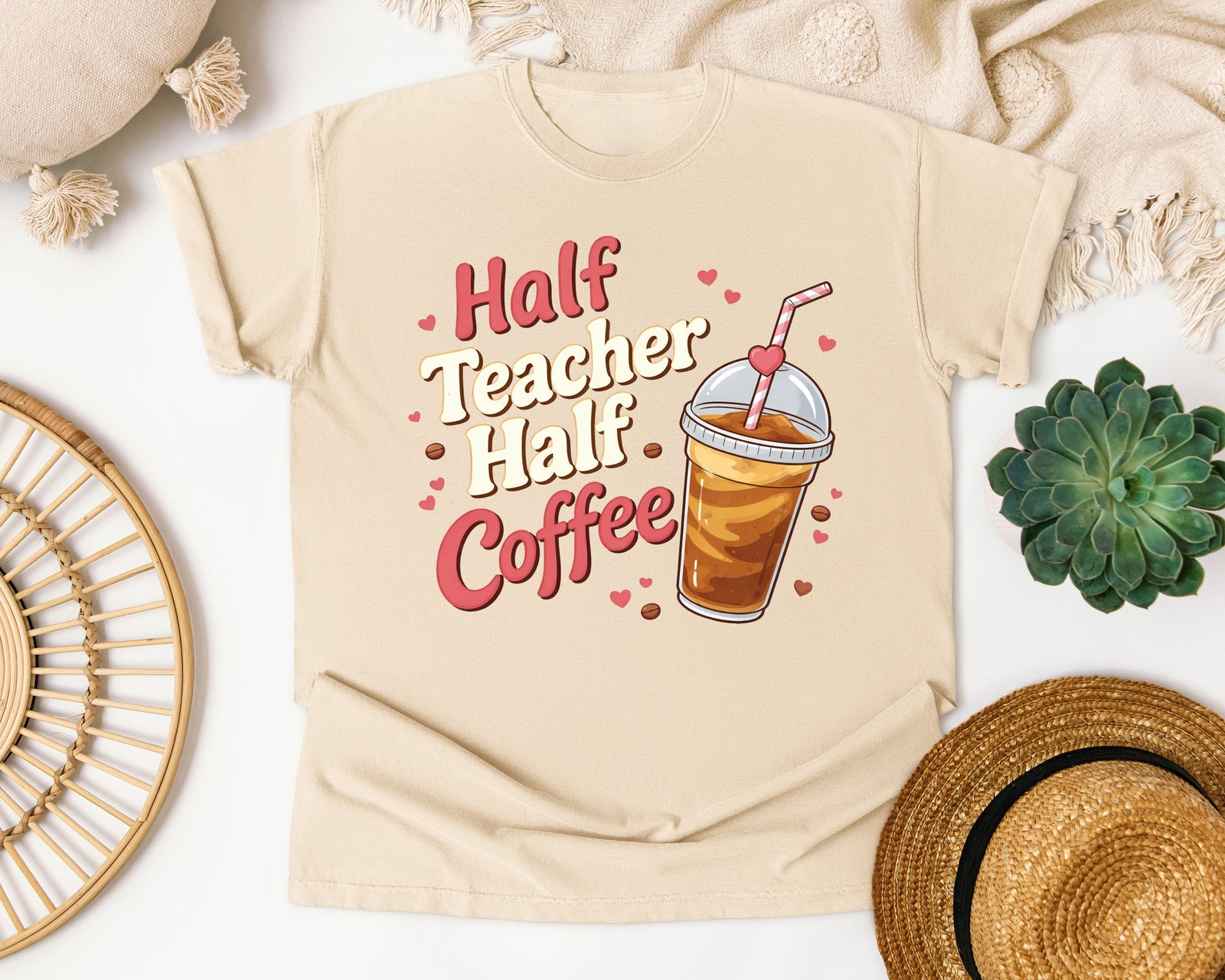 Teacher Coffee Graphic Tees artwork collection
