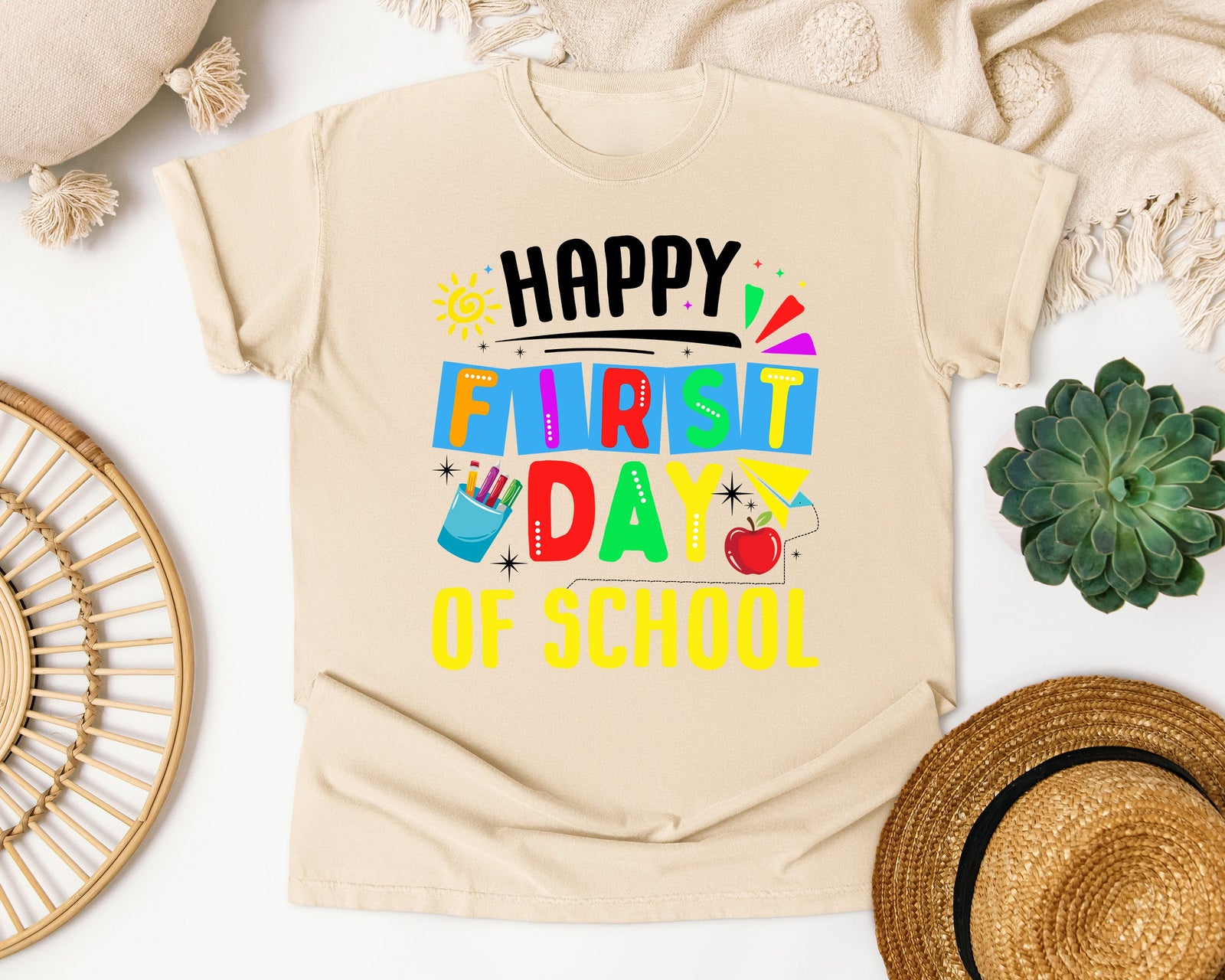First Day of School Shirts artwork collection
