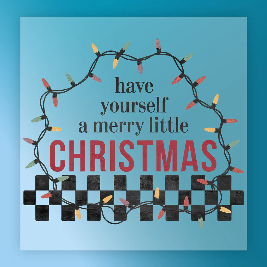 Merry Little Christmas Lights Design DTF Transfer - InkMerge Heat Press Design
