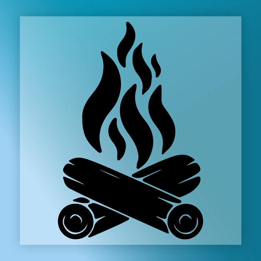 Campfire Adventure Design DTF Transfer - InkMerge Heat Press Design