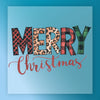 MERRY Christmas Plaid Leopard Design - Ready to Press - InkMerge DTF Transfer