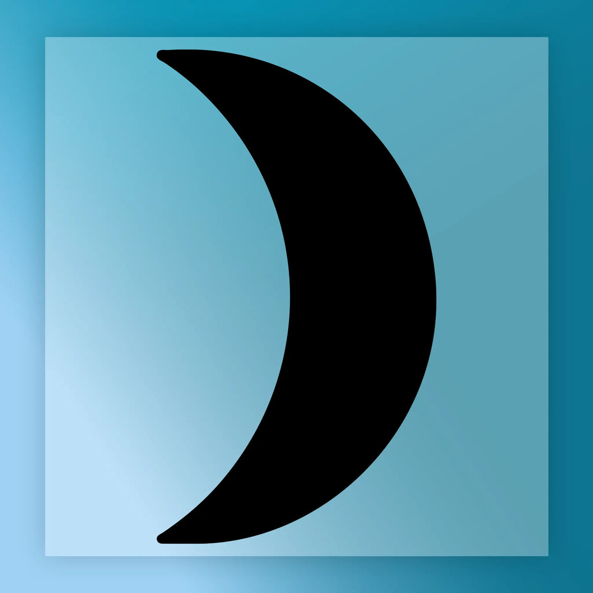 Crescent Moon Mystical Design DTF Transfer - InkMerge Heat Press Design