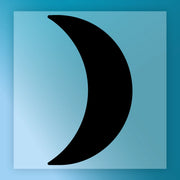 Crescent Moon Mystical Design DTF Transfer - InkMerge Heat Press Design
