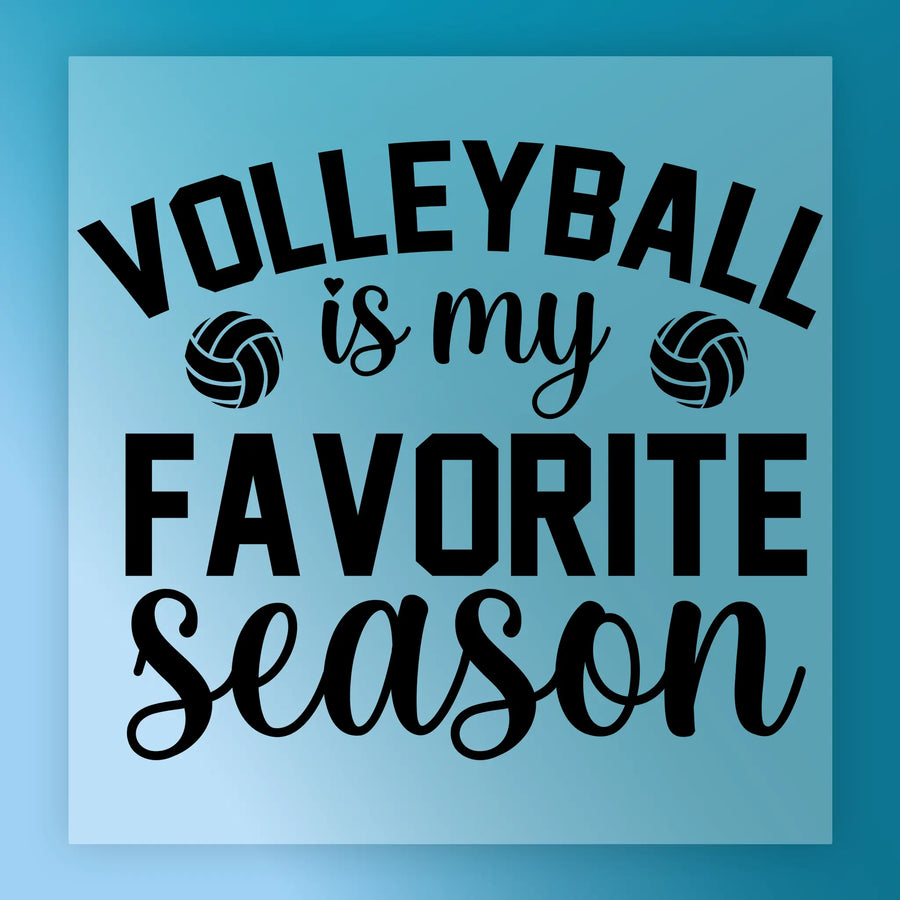 Volleyball is my favorite season