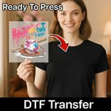 Colorful Baseball Paint Splatter Art DTF Transfer - InkMerge Heat Press Design