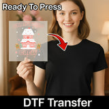 Christmas Crew Gingerbread Design DTF Transfer - InkMerge Heat Press Design