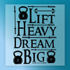 Lift Heavy Kettlebells  - Ready to Press - InkMerge DTF Transfer