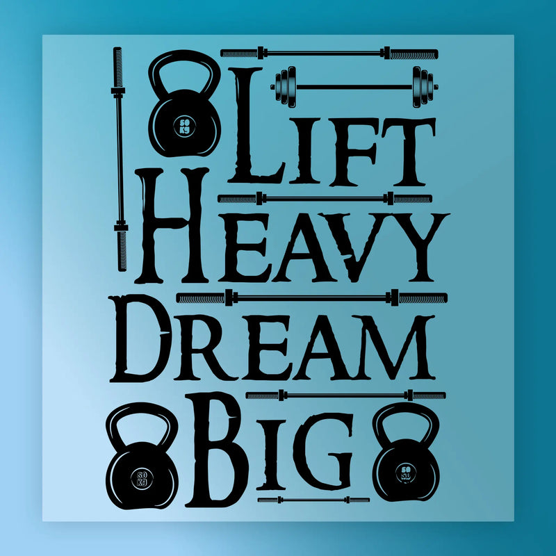 Lift Heavy Kettlebells  - Ready to Press - InkMerge DTF Transfer