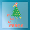 Fa La La Mingo Flamingo Christmas - Ready to Press - InkMerge DTF Transfer